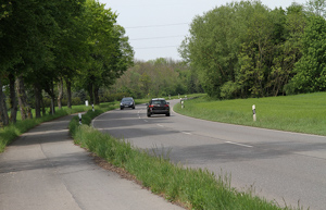 The Opel Astra in race mode